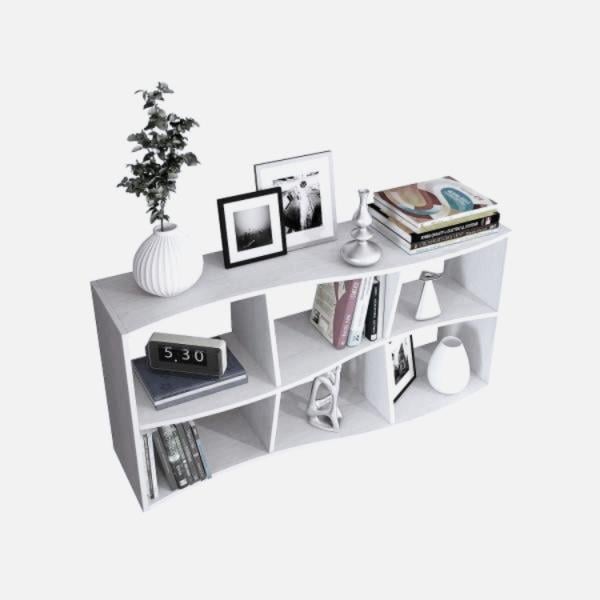 Полка настенная Вейв-9 Белый (111762029)