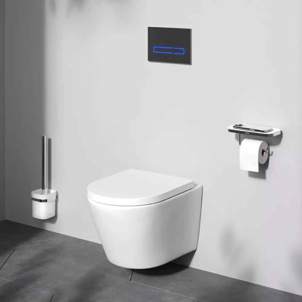 Унитаз подвесной AM.PM Flash Aquaspin CNA1901SC с сиденьем Soft Close (35041611)