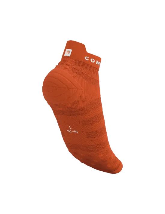 Шкарпетки Compressport Pro Racing Socks V4.0 Ultralight Run Low T2 Fire/White - фото 3