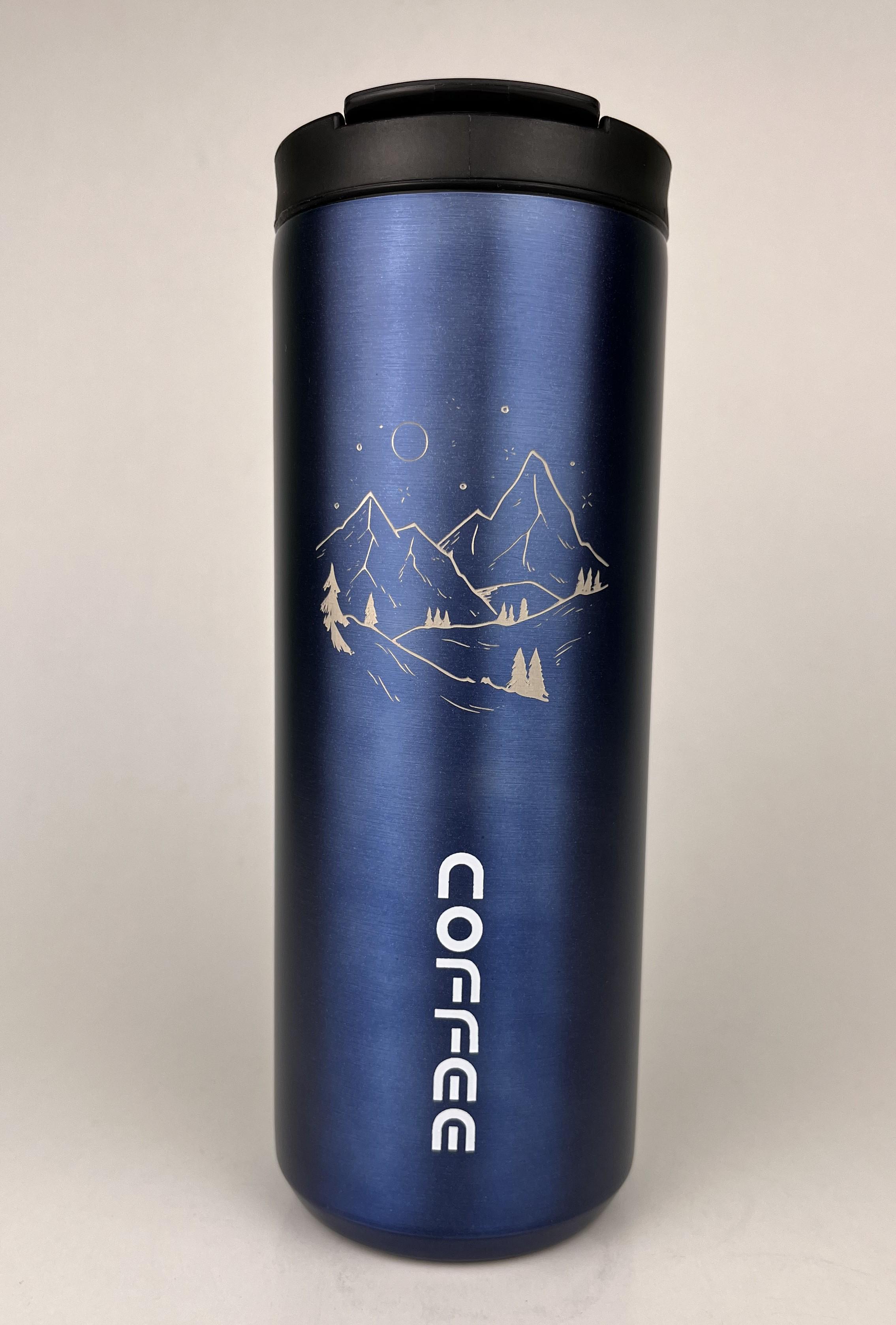 Термос с гравировкой Горы (8-0606)