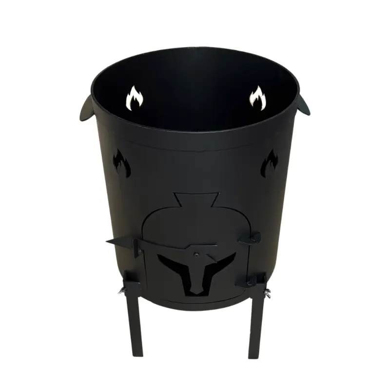 Піч під котел Sparta металева для кафе Чорний (102-15- pechKazanSP) - фото 4 Піч під котел Sparta металева для кафе Чорний (102-15- pechKazanSP) - фото 4