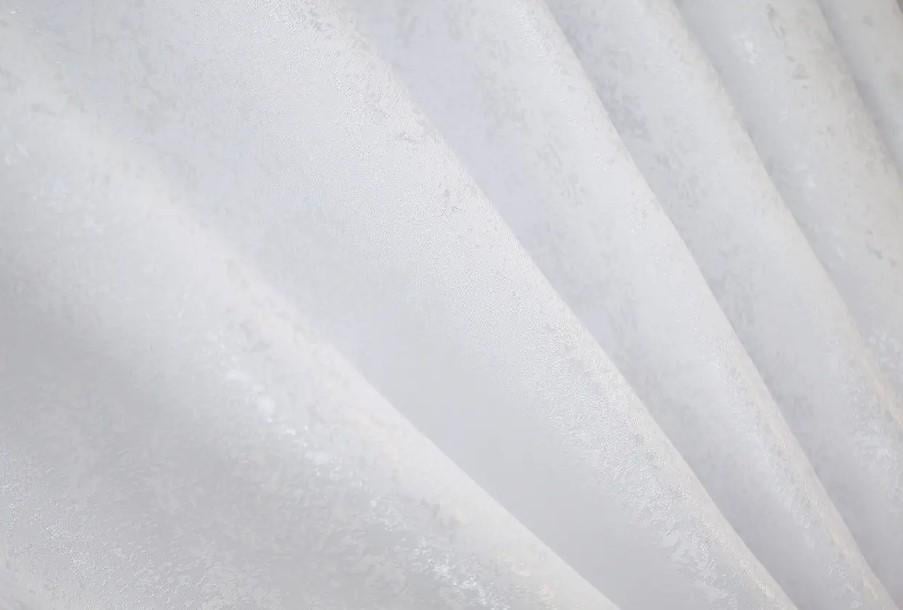 Штори у вітальню/спальню Мармур Al1 1,5х2,7 м 2 шт. Білий (1300ш) - фото 4