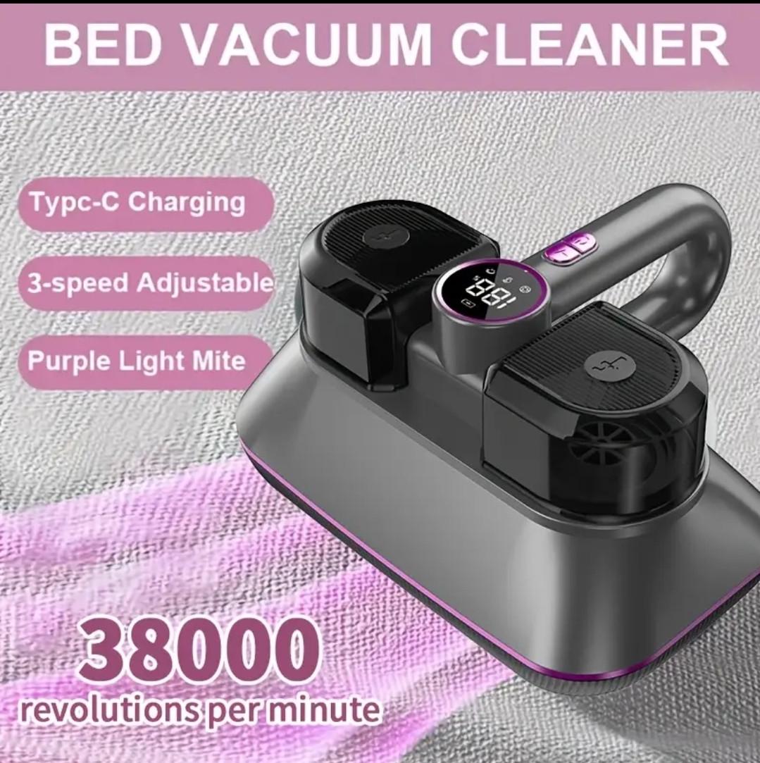 Пилосос бездротовий ручний з УФ від пилових кліщів USB Фіолетовий (2473722399) - фото 4 Пилосос бездротовий ручний з УФ від пилових кліщів USB Фіолетовий (2473722399) - фото 4