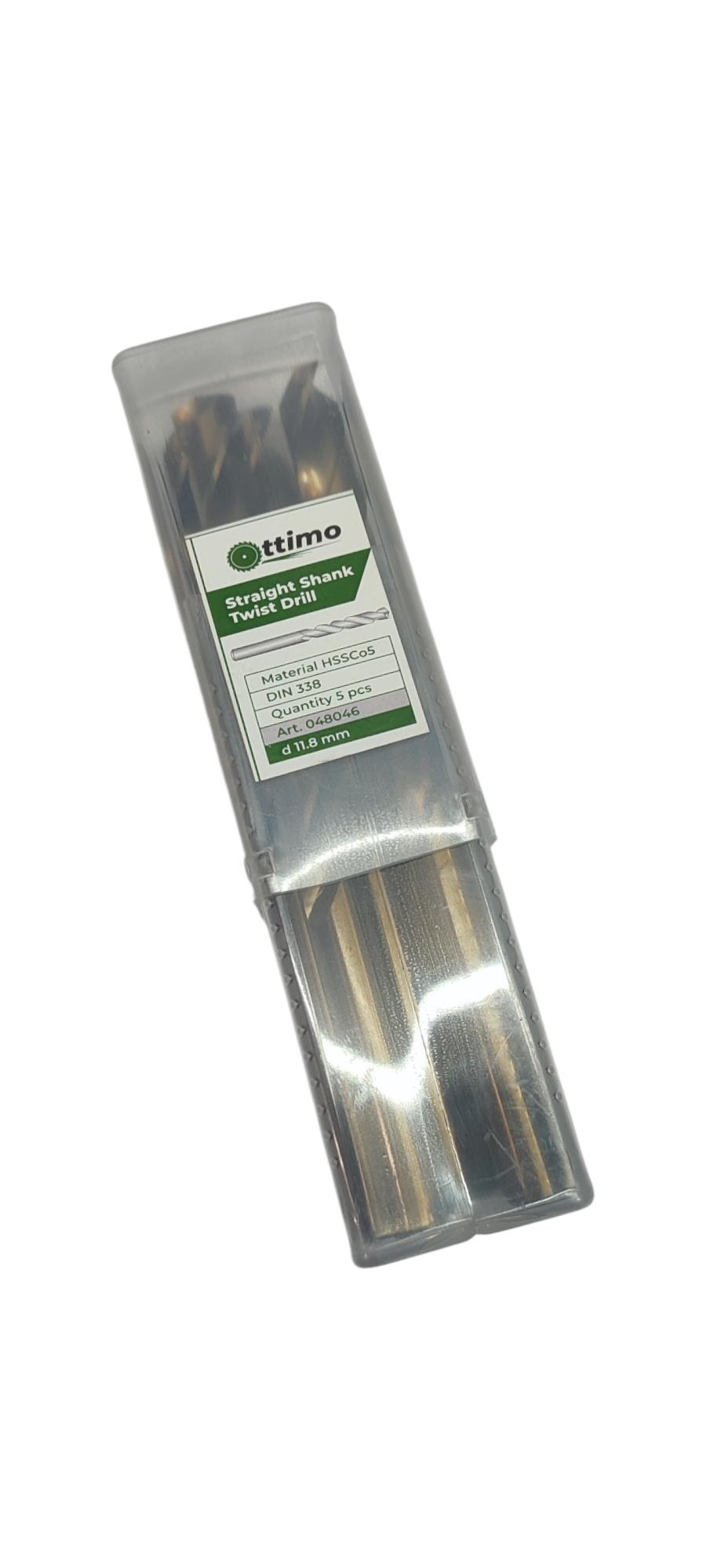 Сверло OTTIMO ц/х ф Р6М5К5 шлифованное А1 11,8 мм (048046) - фото 2