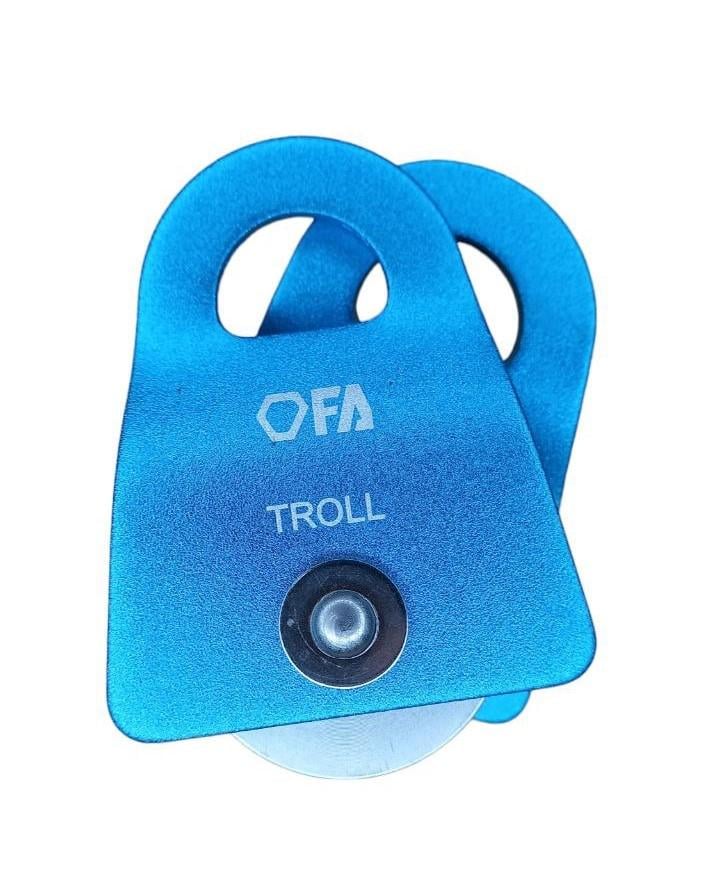 Блок-ролик FA TROLL разъемный одинарный Light blue