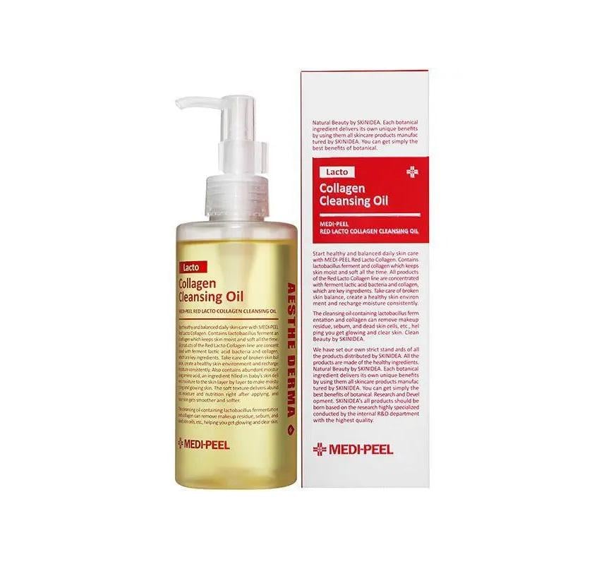 Гідрофільна олія з пробіотиками та колагеном Red Lacto Collagen Cleansing Oil Medi-Peel 200 мл (8809409347493)