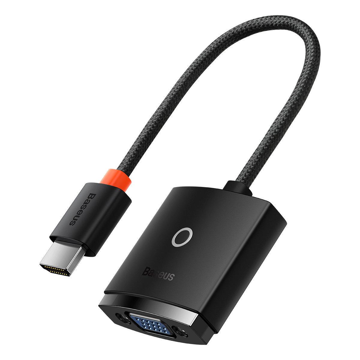 ᐉ Видео переходник Baseus Lite HDMI-VGA/mini jack 3,5 мм/micro USB  (WKQX010101)