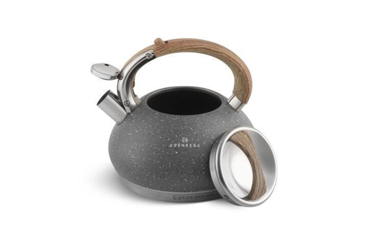 Чайник зі свистком для індукційної плити Edenberg EB-8811 з нержавіючої сталі 3 л Сірий (2530556727) - фото 2 Чайник зі свистком для індукційної плити Edenberg EB-8811 з нержавіючої сталі 3 л Сірий (2530556727) - фото 2