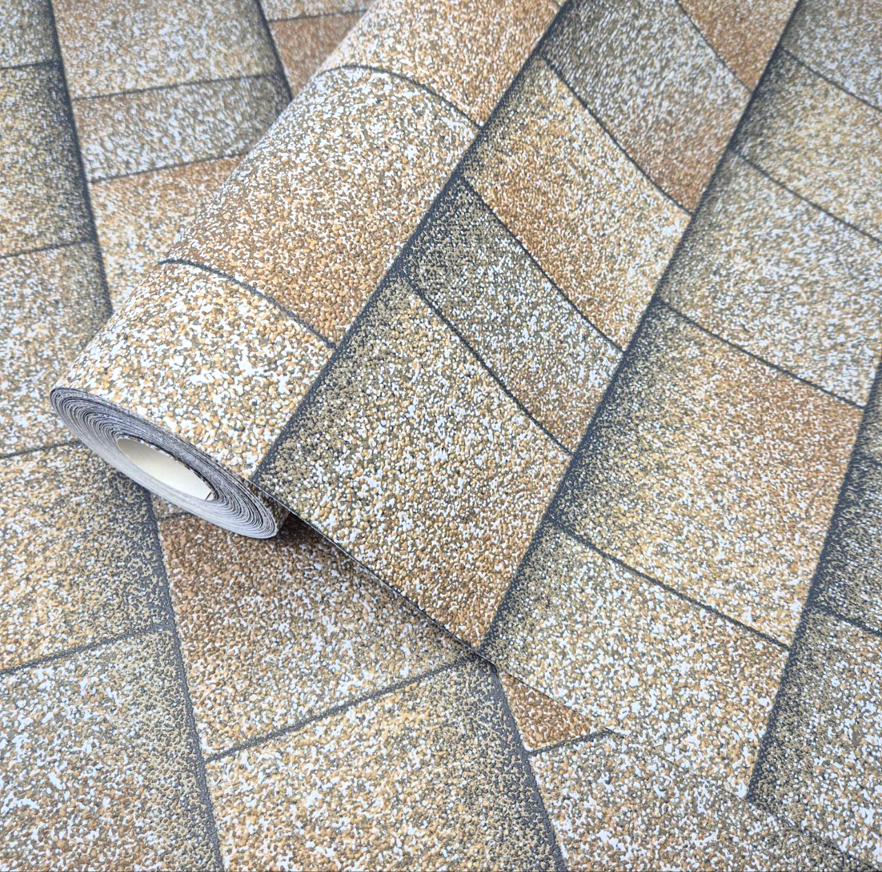 Обои виниловые Славянские обои 9445-05 для кухни/прихожей/коридора,спальни/комнаты 10,05x0,53 м Коричневый (2513350230)