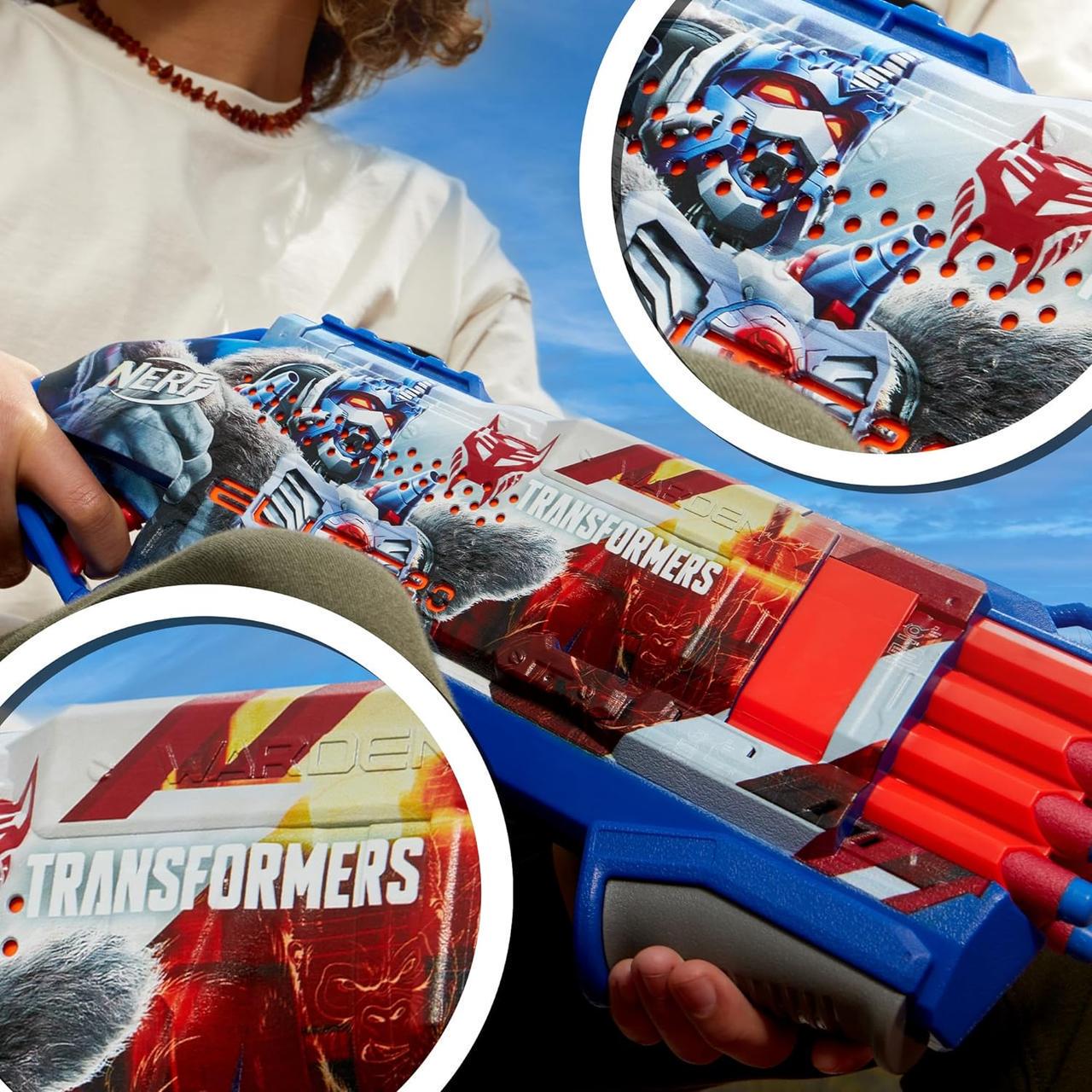 Бластер Nerf Transformers Optimus Primal Dart Blaster - фото 7 Бластер Nerf Transformers Optimus Primal Dart Blaster - фото 7