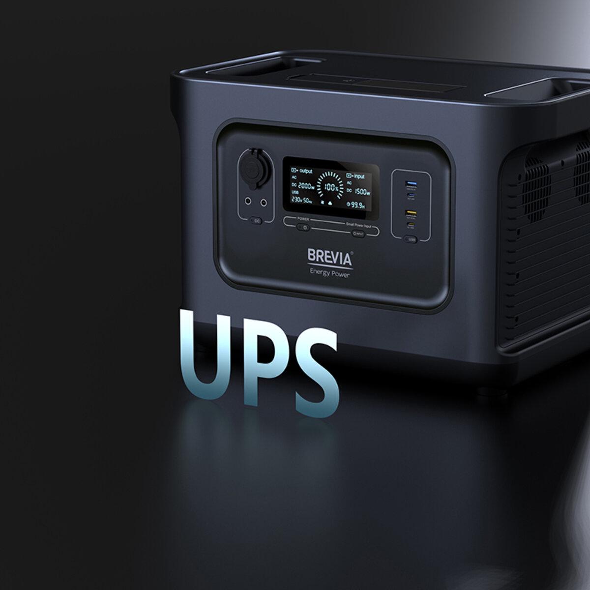 Станція зарядна Brevia EPOWER2000 2150WH LIFEPO4 48000 mAh/44,8V (00012307) - фото 2 Станція зарядна Brevia EPOWER2000 2150WH LIFEPO4 48000 mAh/44,8V (00012307) - фото 2