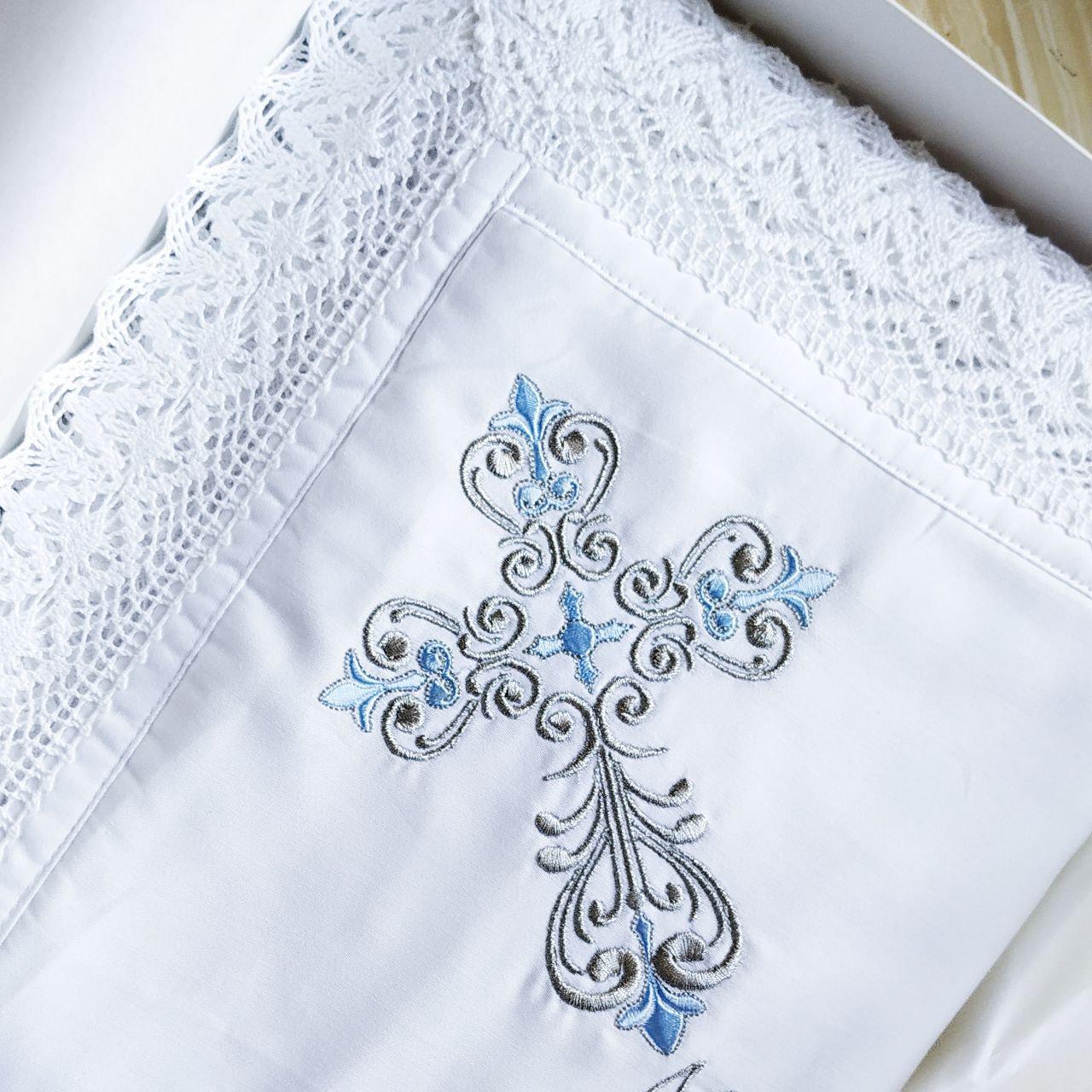 Набор для крещения именной Светлая любовь махровая крыжма/мешочки для локона и хранения (2177138016) - фото 5 Набор для крещения именной Светлая любовь махровая крыжма/мешочки для локона и хранения (2177138016) - фото 5