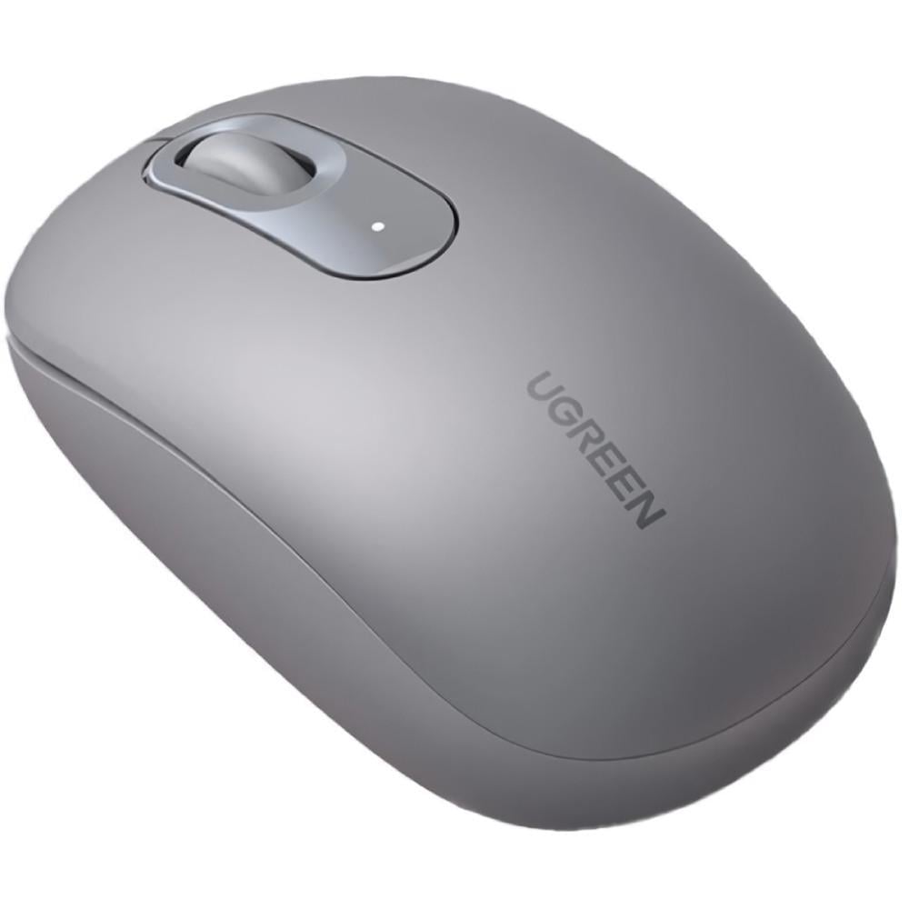 Компьютерная мышка беспроводная UGREEN MU105 2400 dpi 3 кнопки 2,4 гГц Серый (36260719)