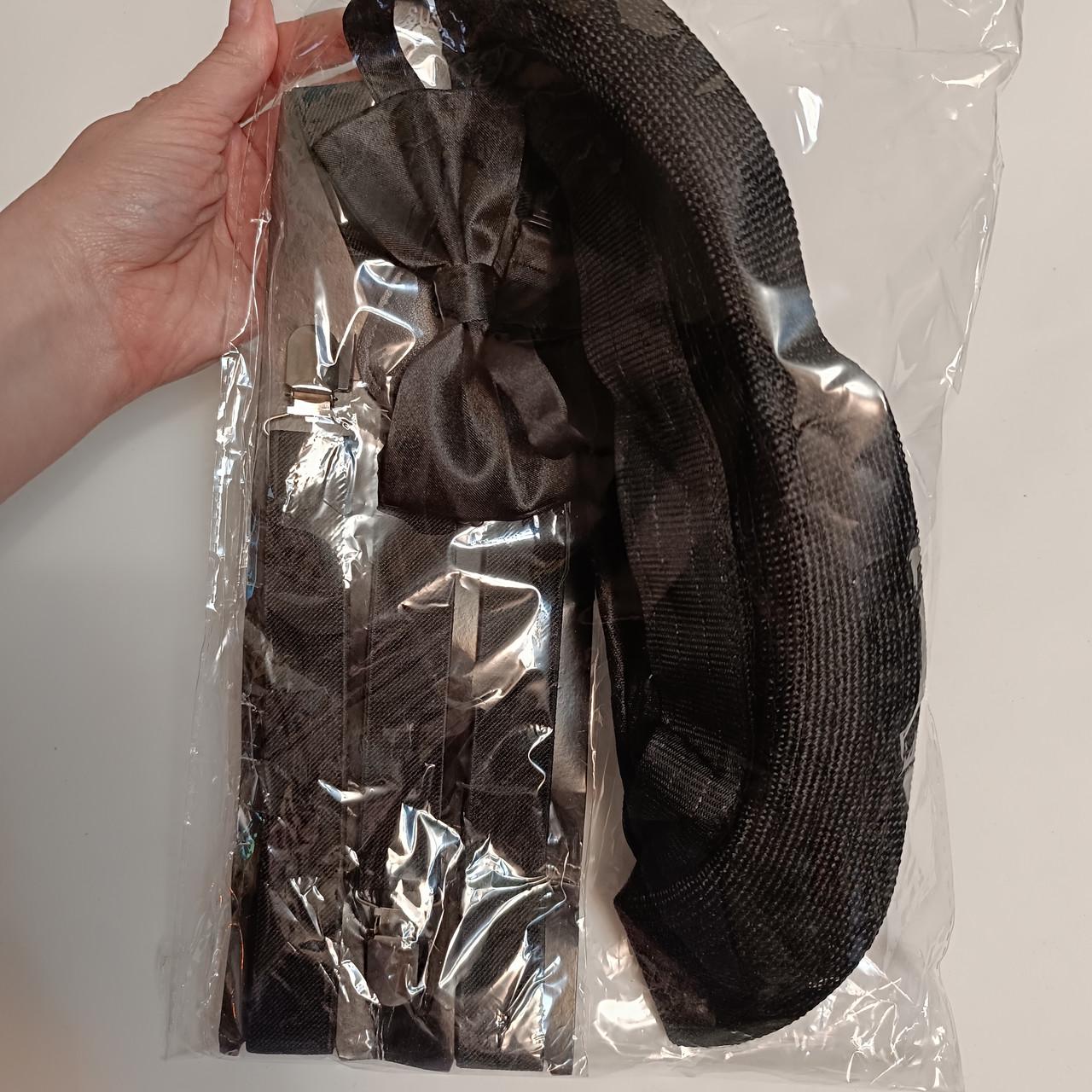 Набір аксесуарів джентельмена No 8 капелюх/підтяжки/метелик (2611404094) - фото 3