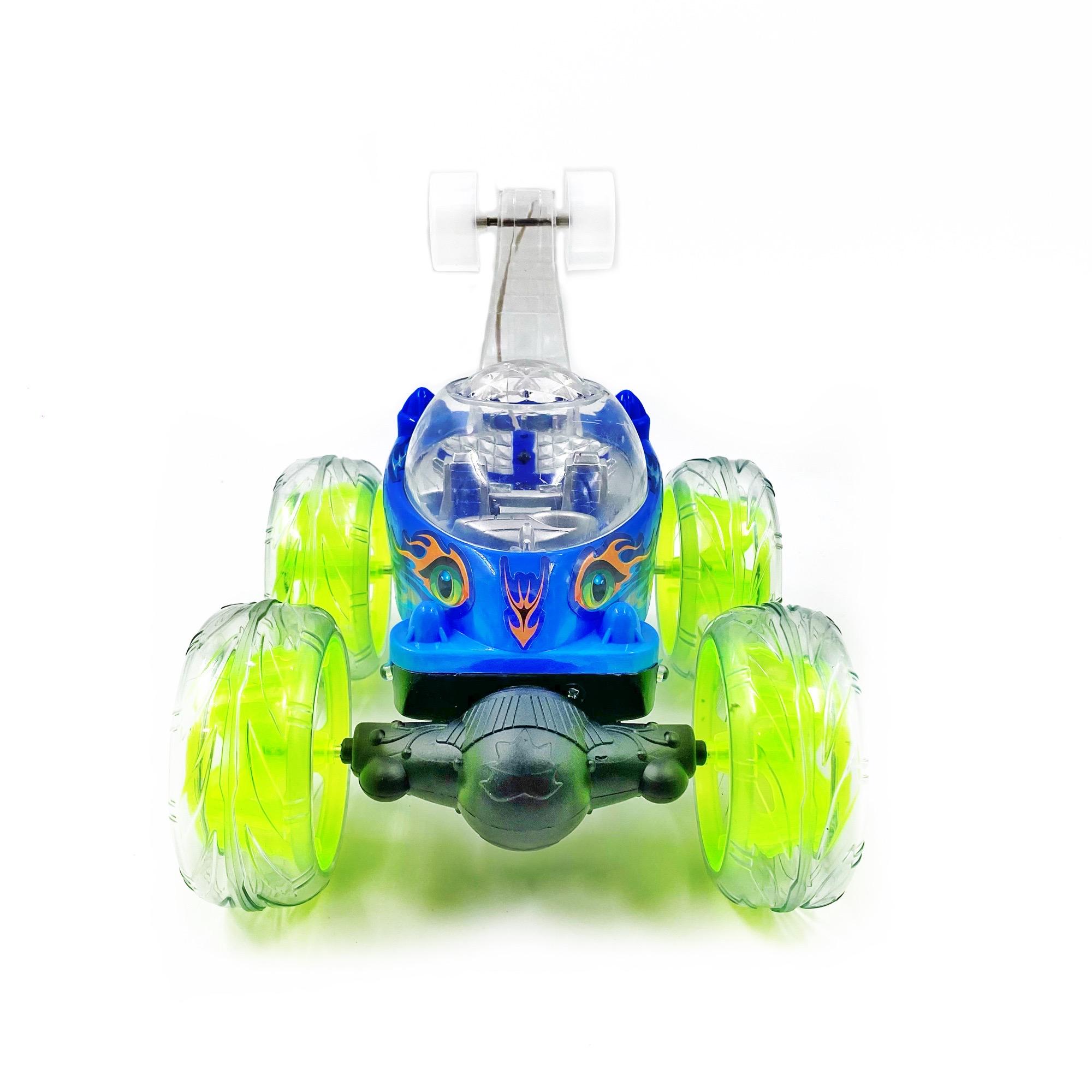 Машинка перевертыш Jia Yue Toys на радиоуправлении с подсветкой 4,8 В 16 см Синий (77463s) - фото 2 Машинка перевертыш Jia Yue Toys на радиоуправлении с подсветкой 4,8 В 16 см Синий (77463s) - фото 2