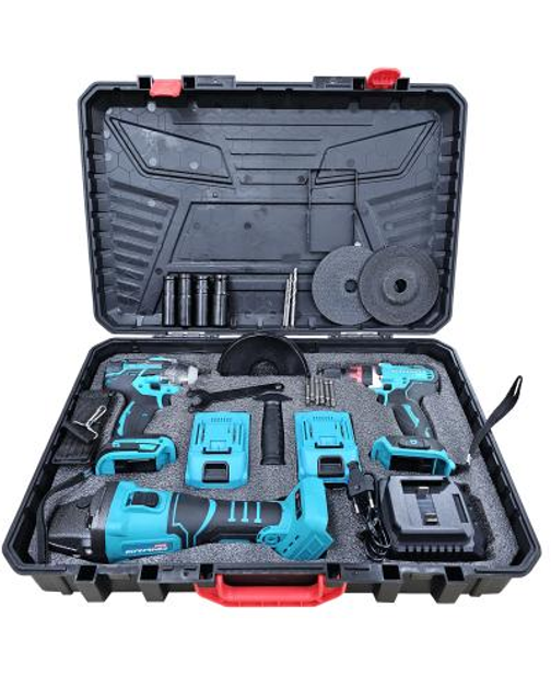 Набір інструментів акумуляторних Grand №3 МШУ-20BL/PRO/ТА-20/13UBL/ПА-20/26BL (28807025) - фото 3 Набір інструментів акумуляторних Grand №3 МШУ-20BL/PRO/ТА-20/13UBL/ПА-20/26BL (28807025) - фото 3