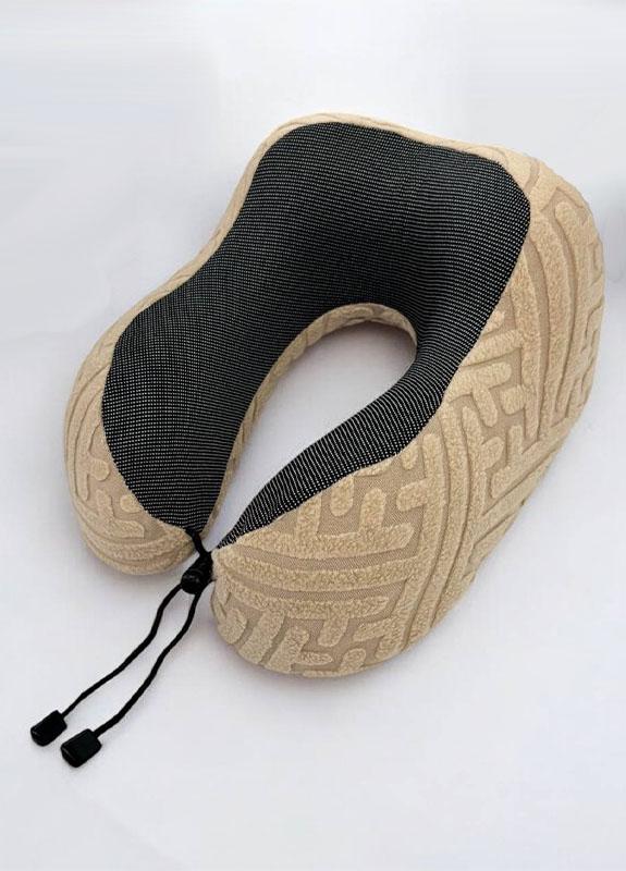 Подушка для путешествий ортопедическая Laska с эффектом памяти 28х26 см Бежевый (24580) Подушка для путешествий ортопедическая Laska с эффектом памяти 28х26 см Бежевый (24580)