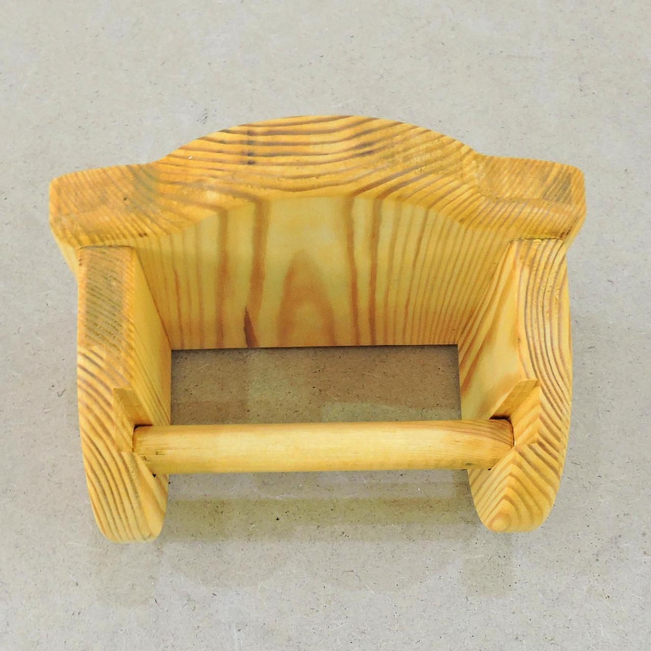 Держатель для туалетной бумаги из дерева Вольфрам Карри (ДТБ-000903) - фото 4