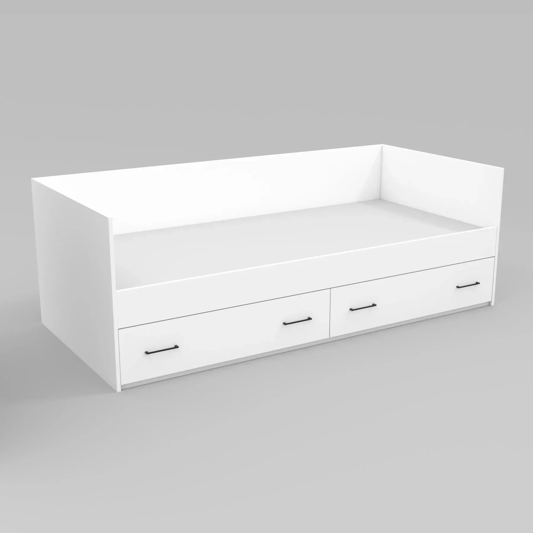 Кровать детская Kontinent Тетрис Т-6 90х200 см Белый (85542418)