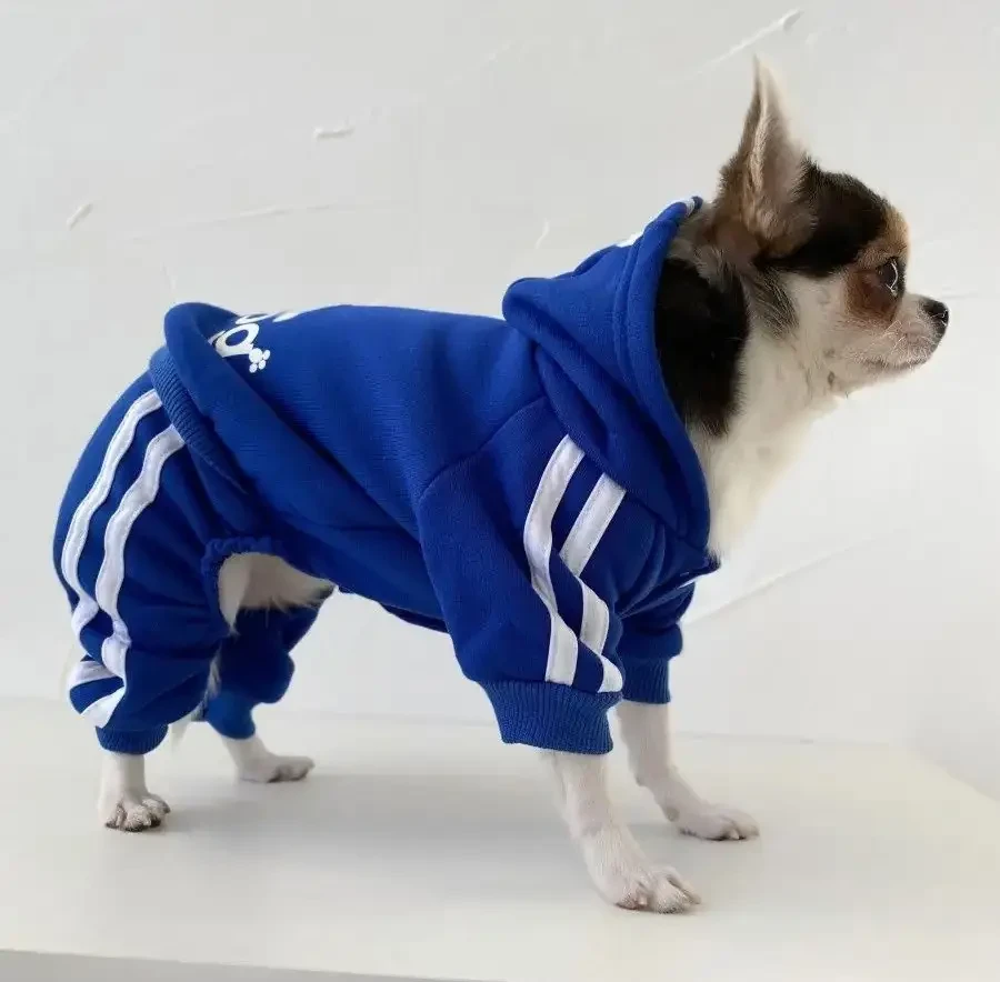 Костюм спортивный для собак с надписью "Adidog" S Синий (1929810317) - фото 5 Костюм спортивный для собак с надписью "Adidog" S Синий (1929810317) - фото 5