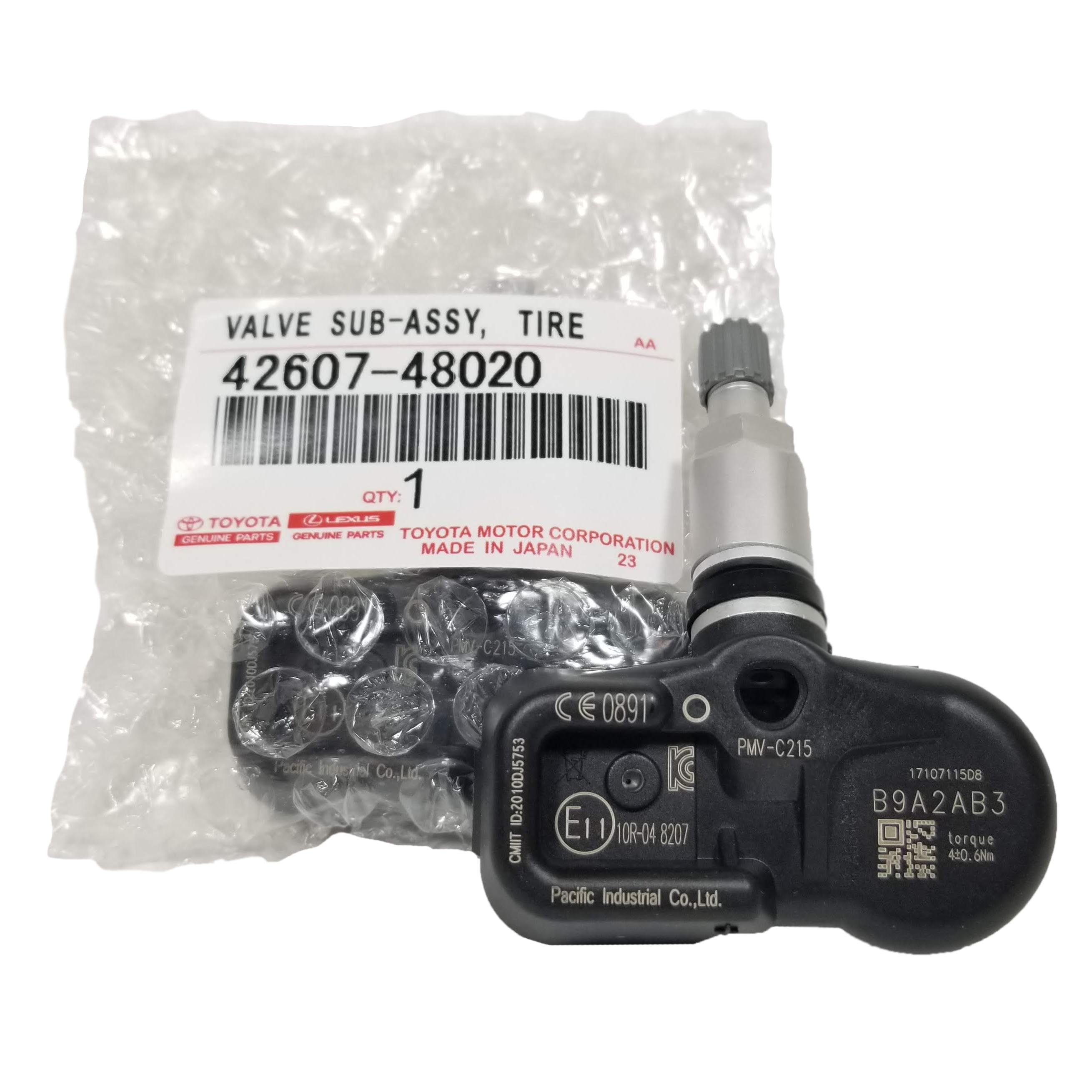 Датчик TPMS давления в шинах TOYOTA 42607-48020/42607-60010/PMV-C215