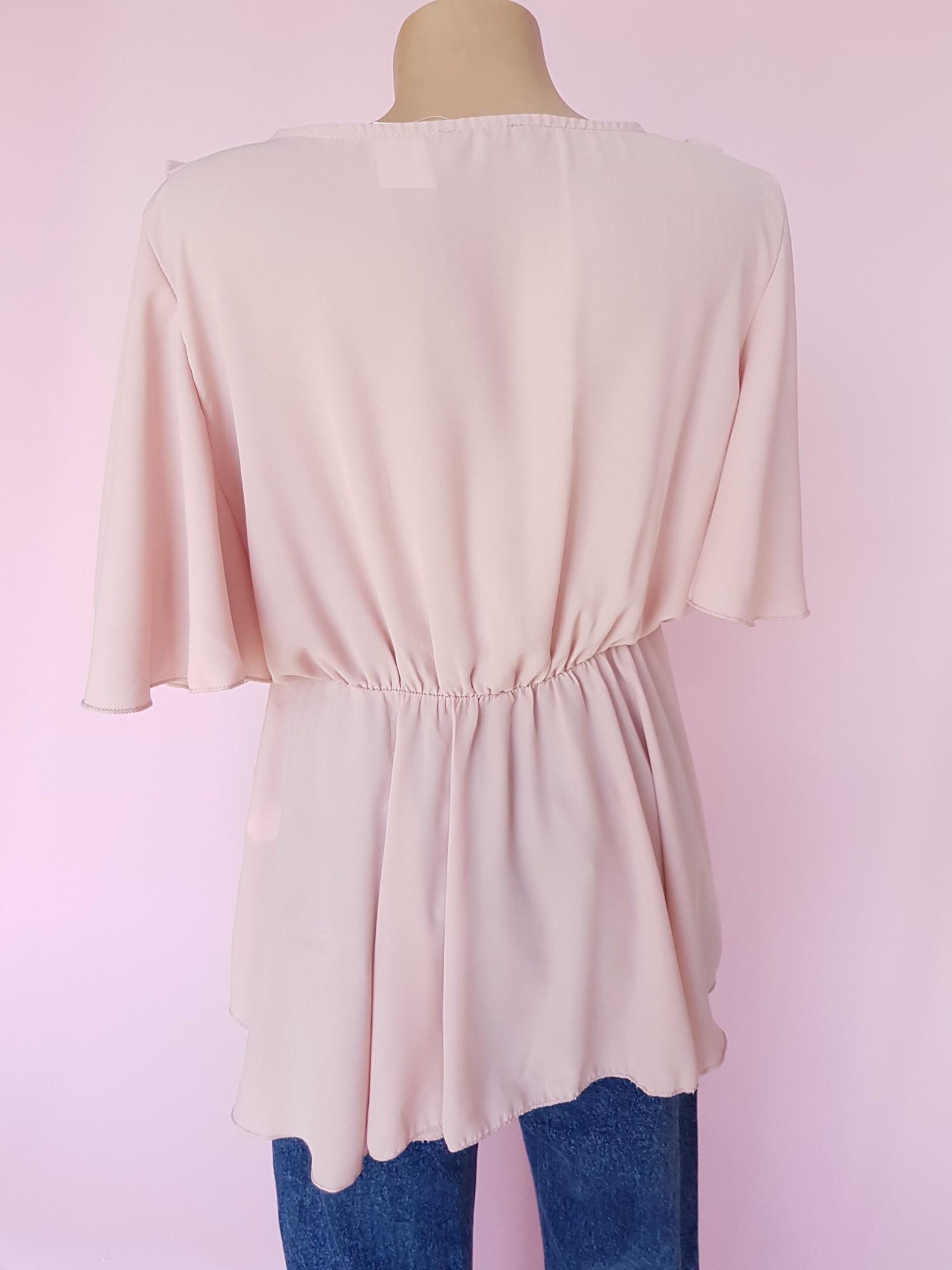 Блуза на запах Boohoo M Пыльная роза (10304/44) - фото 7 Блуза на запах Boohoo M Пыльная роза (10304/44) - фото 7