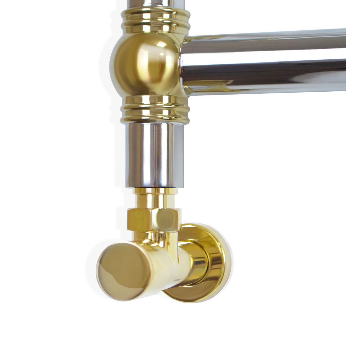 Кран угловой для полотенцесушителя Raftec 1/2"х1/2" удлиненный 2 шт. Золотой (2134807502) - фото 4 Кран угловой для полотенцесушителя Raftec 1/2"х1/2" удлиненный 2 шт. Золотой (2134807502) - фото 4