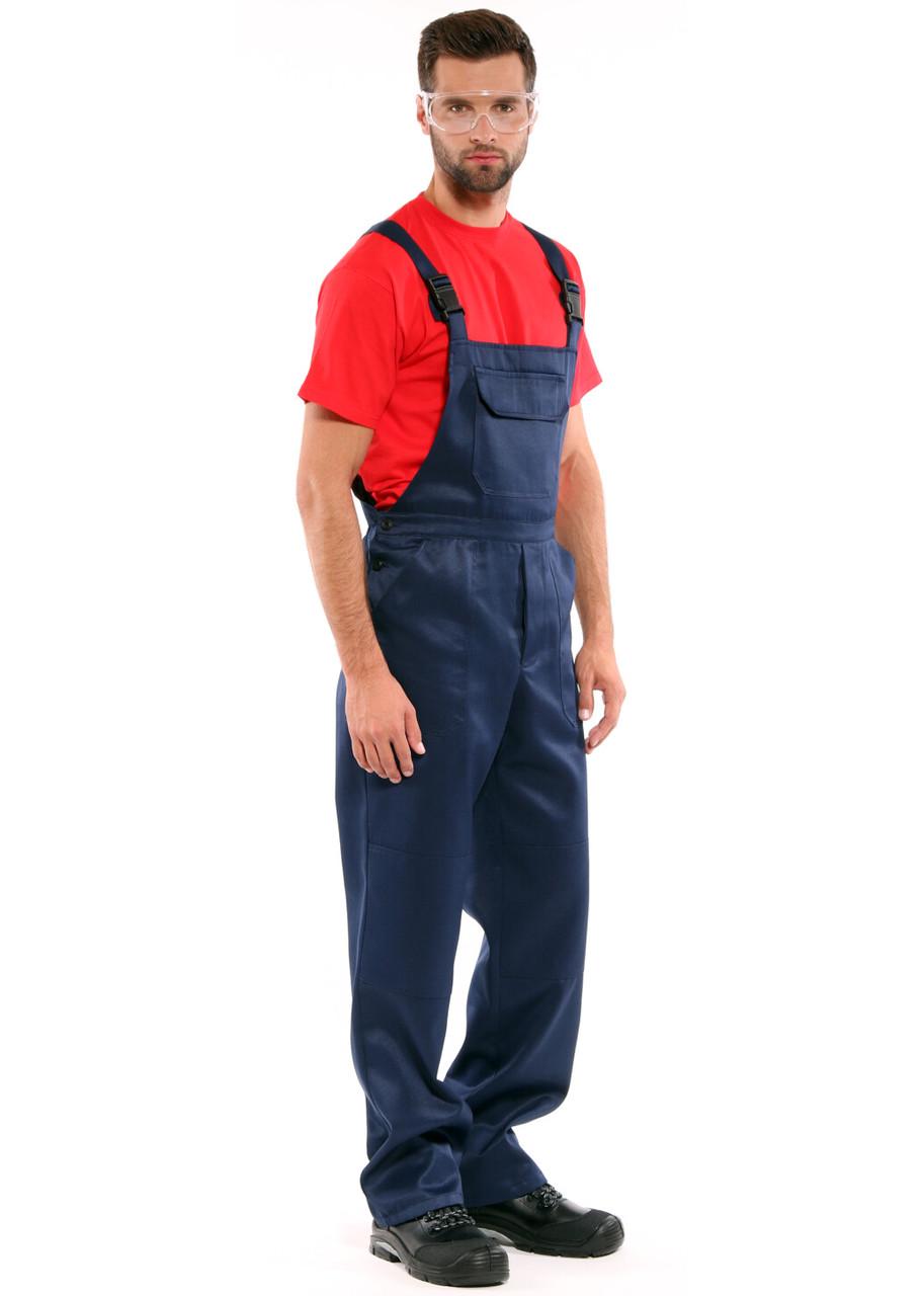 Напівкомбінезон робочий Стандарт саржа 255 г/м2 7771105р. 64-66 180-191 см Синій (2530397632) - фото 3