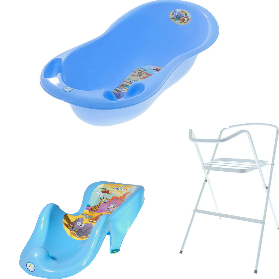 Набір для купання Tega Baby Сафарі 3 одиниці Блакитний (SF005003DM018B)