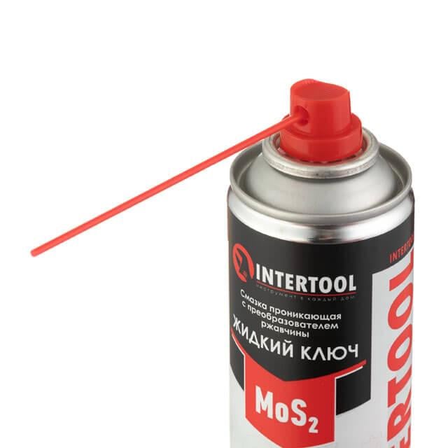 Смазка проникающая Intertool FS-4120 Жидкий Ключ аэрозоль 200 мл (129827) - фото 2