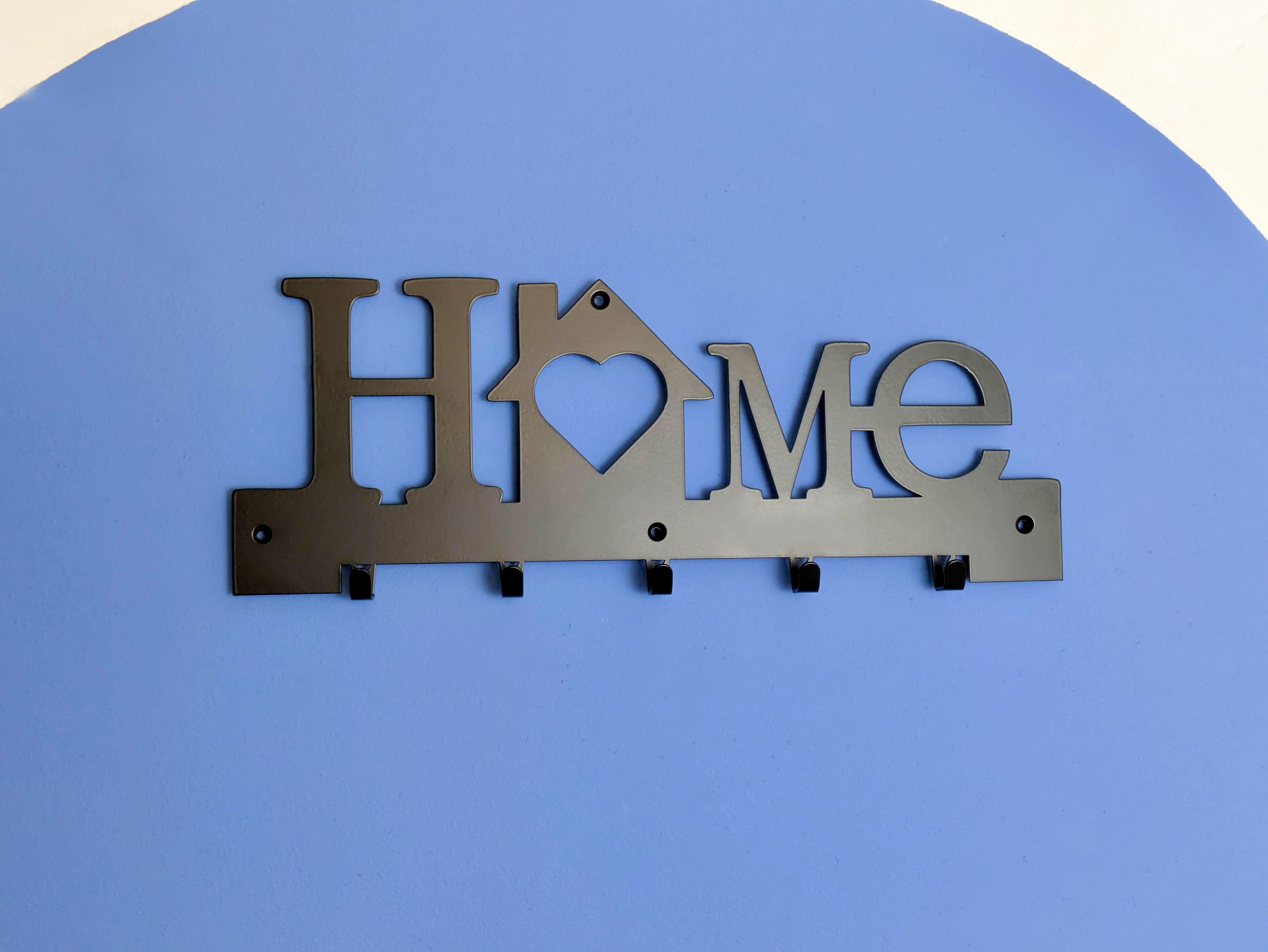 Вешалка для одежды и аксессуаров Home 5 крючков 40х15 см