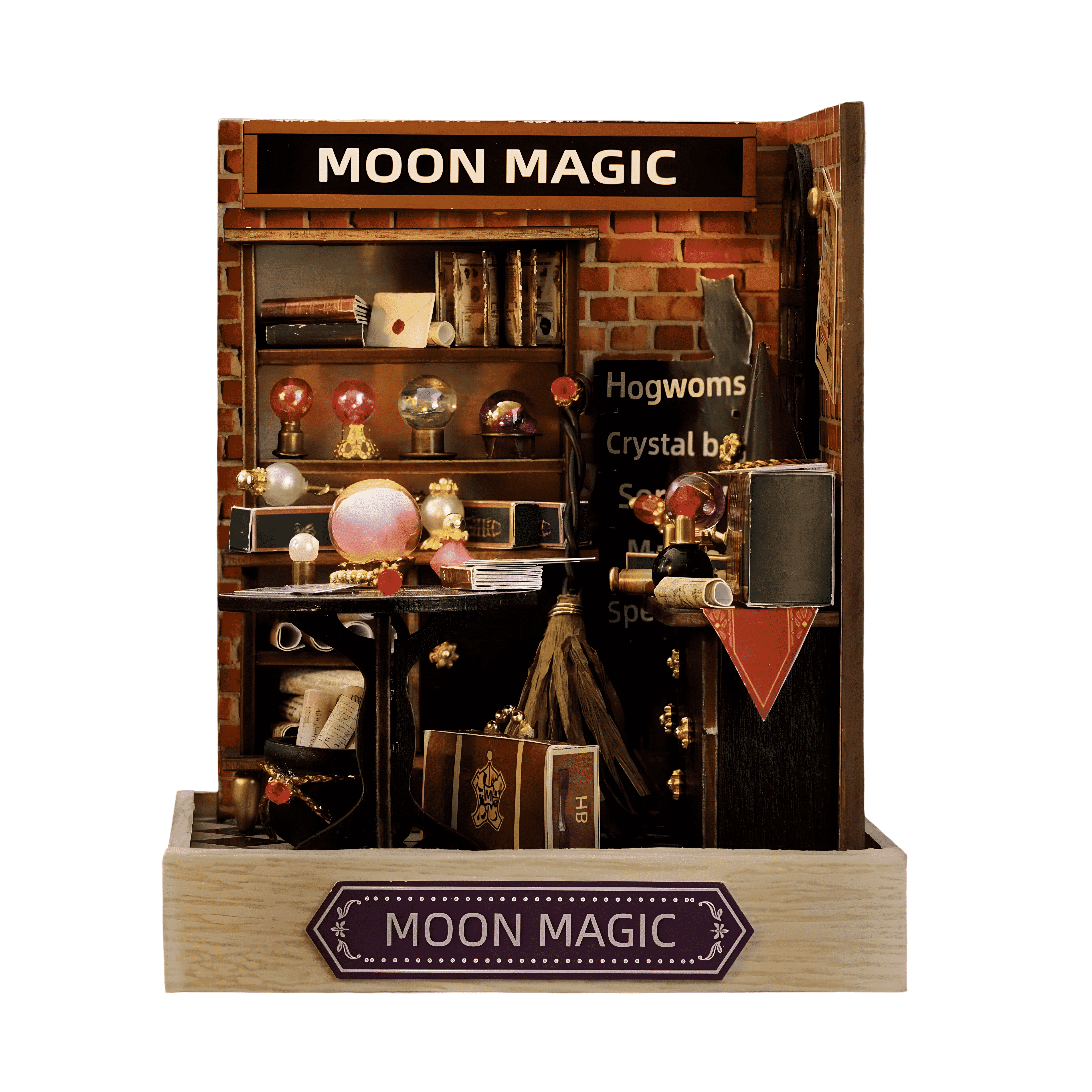 Конструктор 3D Румбокс Скамейка волшебника своими руками со светом (Qt-041 (085)