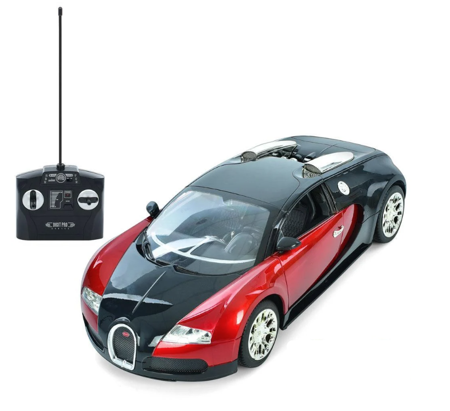 Машинка дитяча на радіокеруванні Машинка Bugatti Veyron Grand Sport гумові колеса/світло (B14)