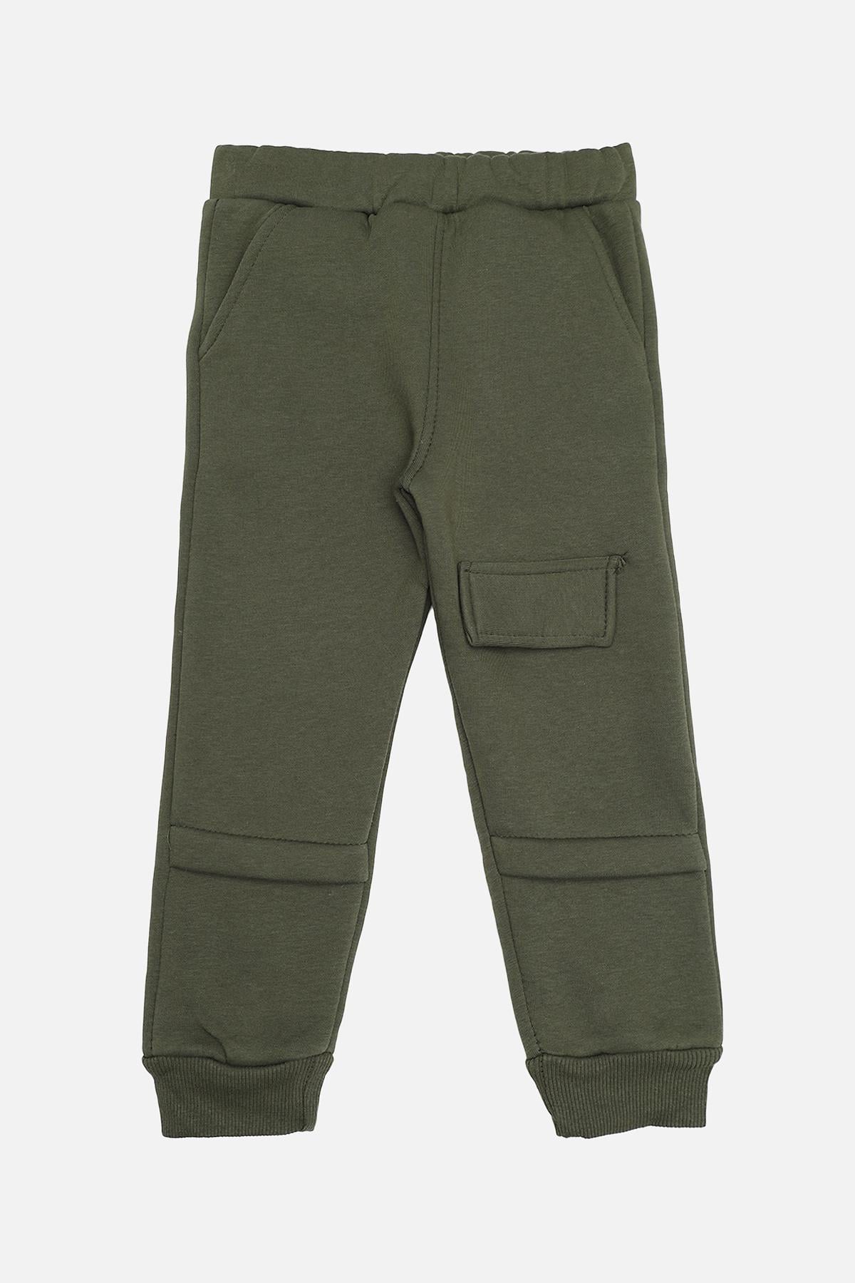 Брюки спортивные для мальчика 92 см Хаки (ЦБ-00282353)