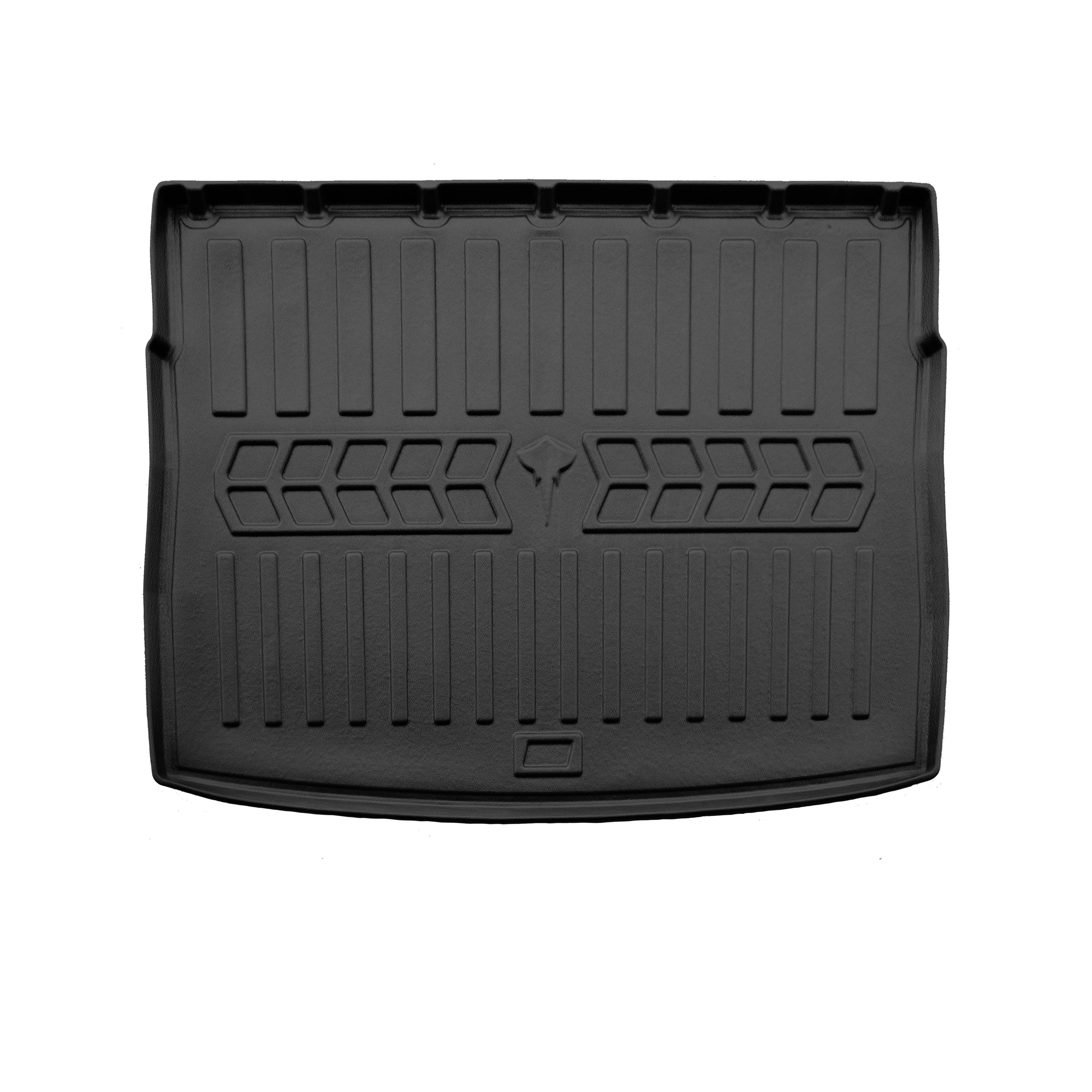 Килимок в багажник Stingray 3D для Volkswagen Golf 8 полиуретан Черный (158159)