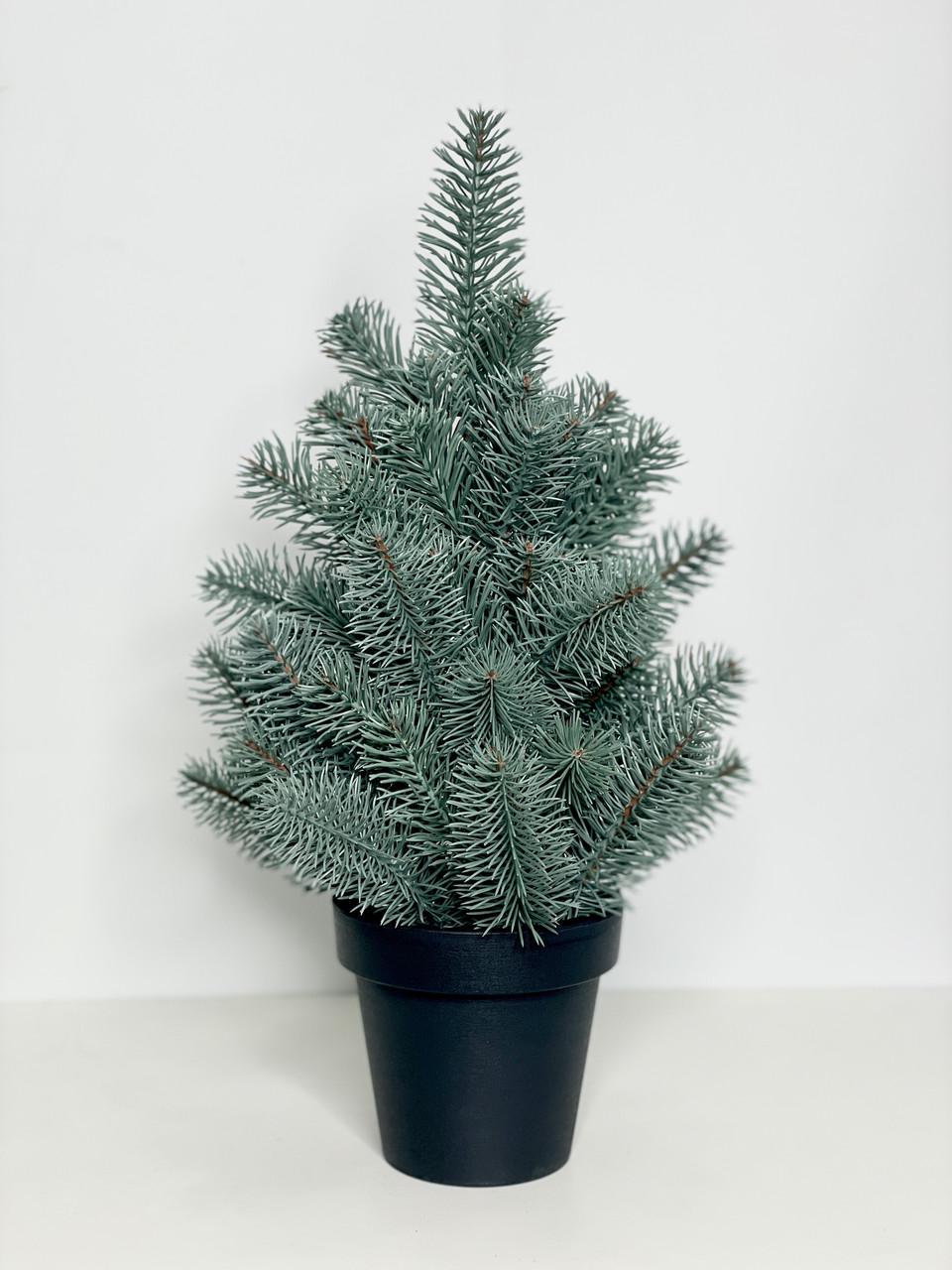 Елка литая SGH Premium в горшке 50 см Голубой