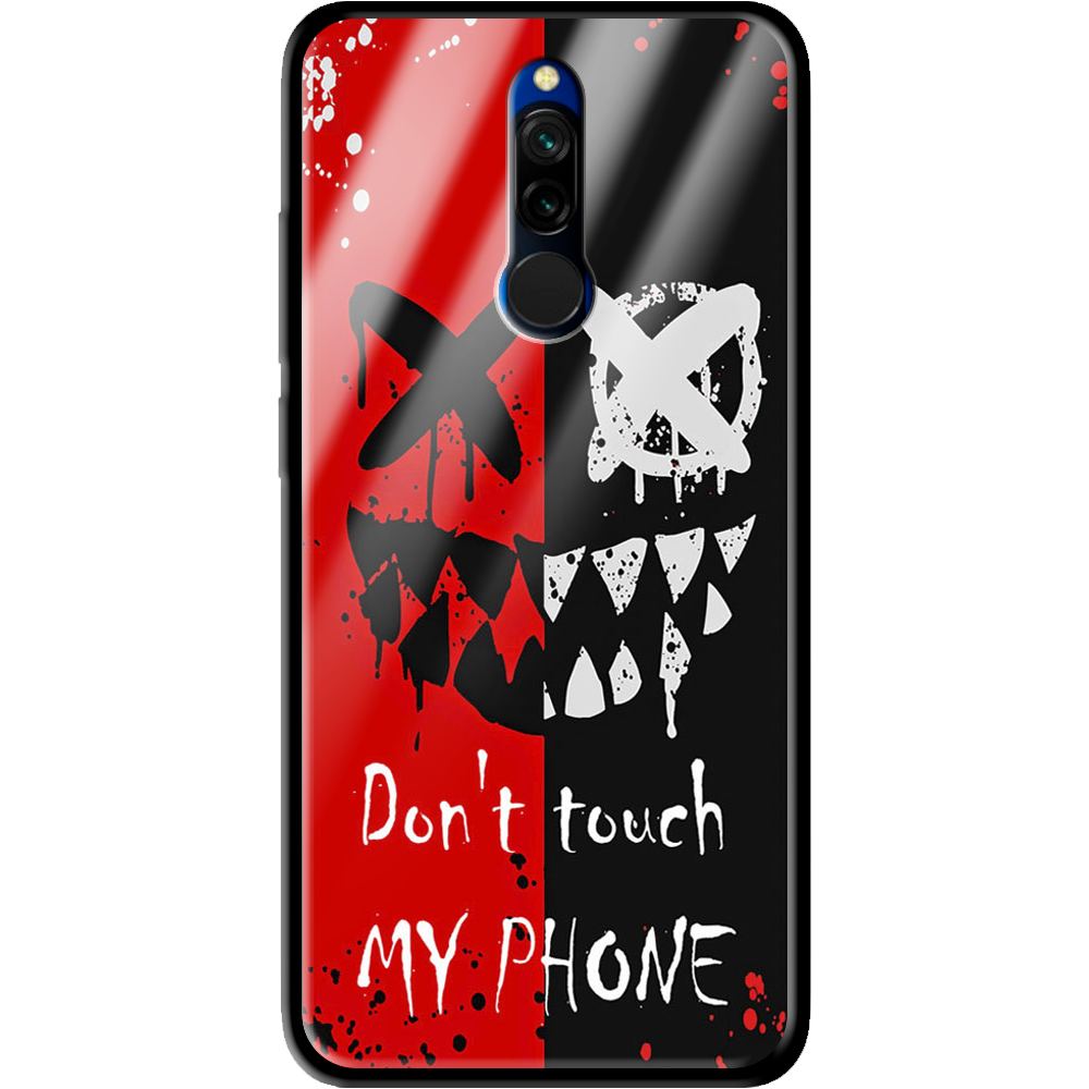 Чехол BoxFace Xiaomi Redmi 8 Bad Smile Черный силикон со стеклом (38411-up2468-39408)