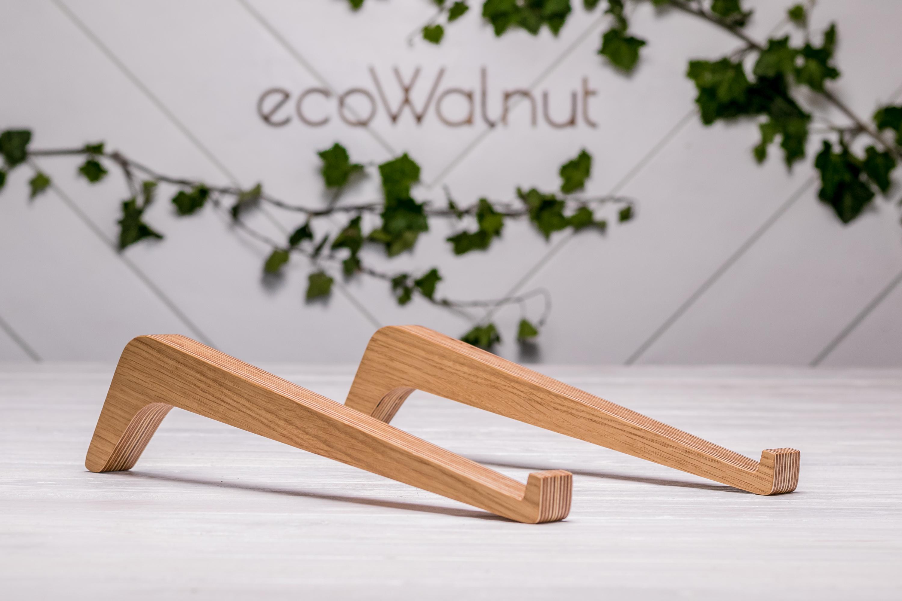 Підставка настільна EcoWalnut з дерева для ноутбука Stand (AW-5) - фото 8