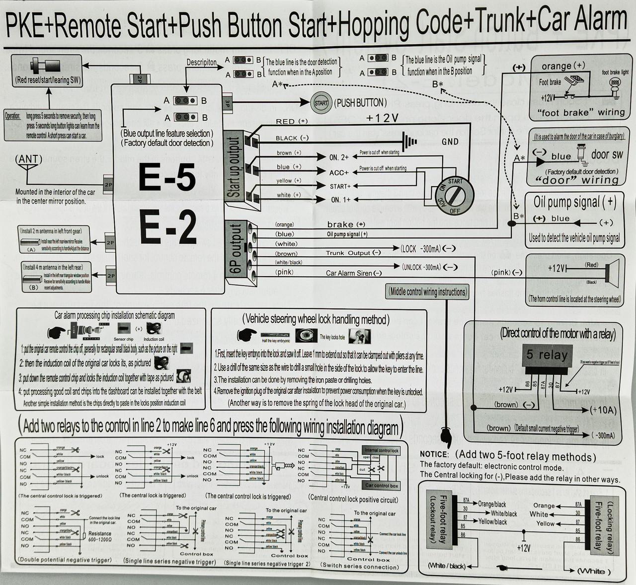 Автосигнализация START SYSTEM PKE-2 с системой старт-стоп запуска двигателя - фото 4 Автосигнализация START SYSTEM PKE-2 с системой старт-стоп запуска двигателя - фото 4