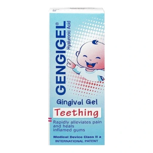 Гель для прорезывания зубов GENGIGEL Teething Baby HA 0,54% 20 мл Гель для прорезывания зубов GENGIGEL Teething Baby HA 0,54% 20 мл