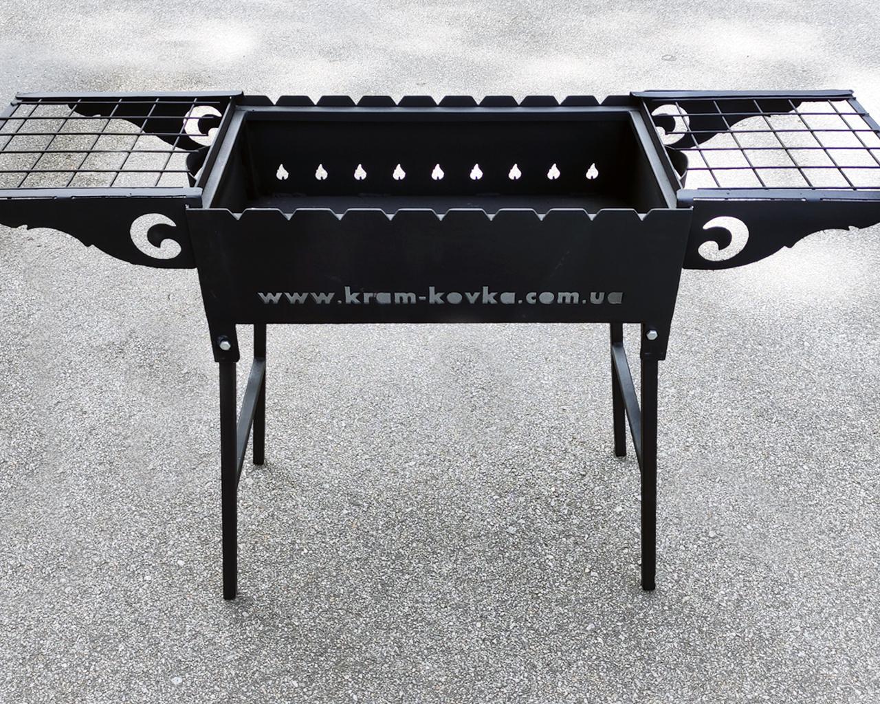 Мангал Kram-kovka зі складними ніжками Роммі та боковушками 3 мм - фото 3 Мангал Kram-kovka зі складними ніжками Роммі та боковушками 3 мм - фото 3