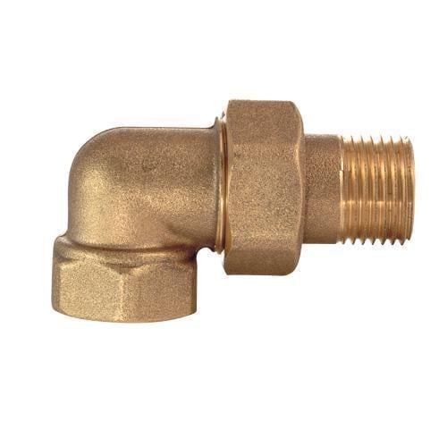 Американка угловая IVR ВЗ 1 1/4" латунная под прокладку