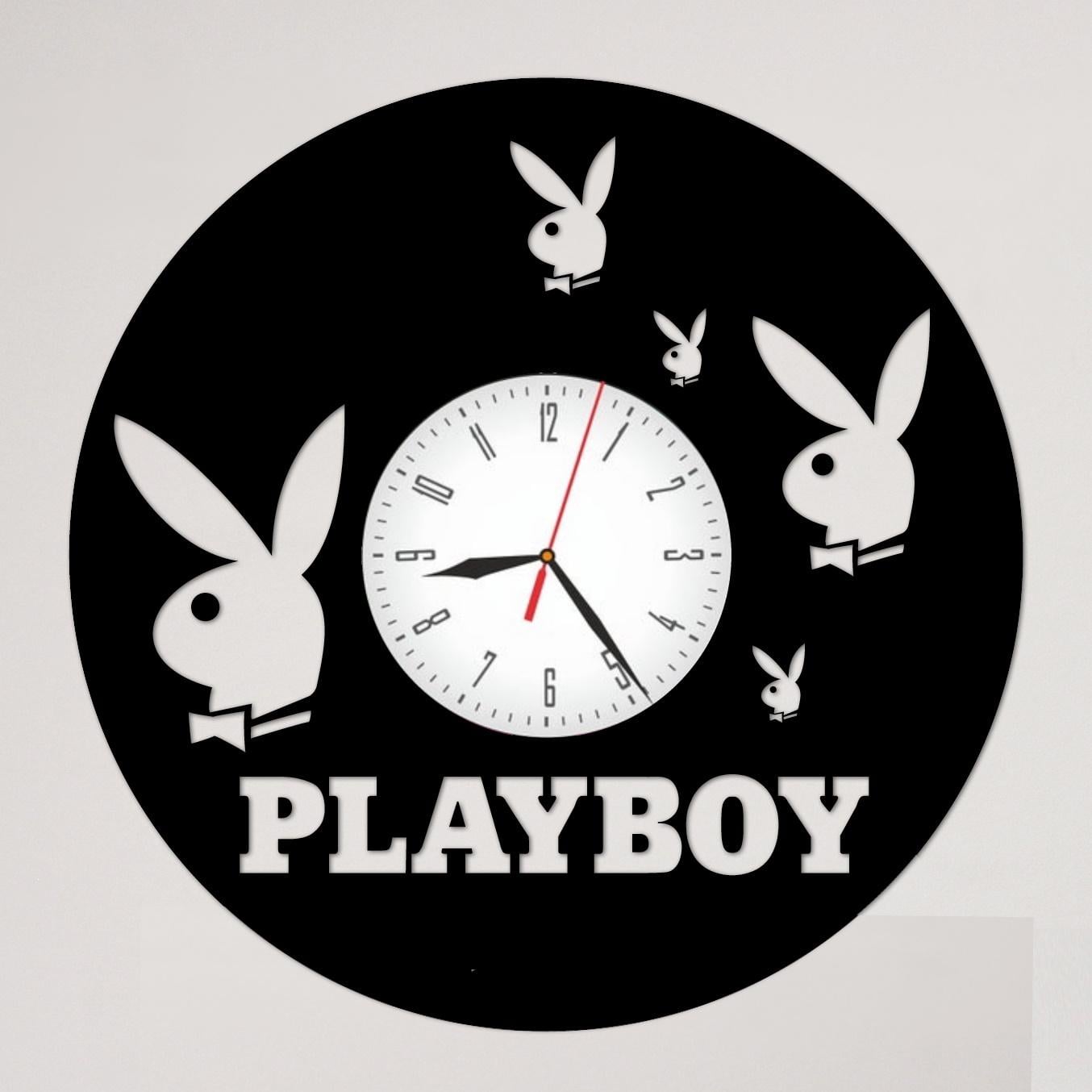 Часы настенные Playboy 2225 из виниловой пластинки