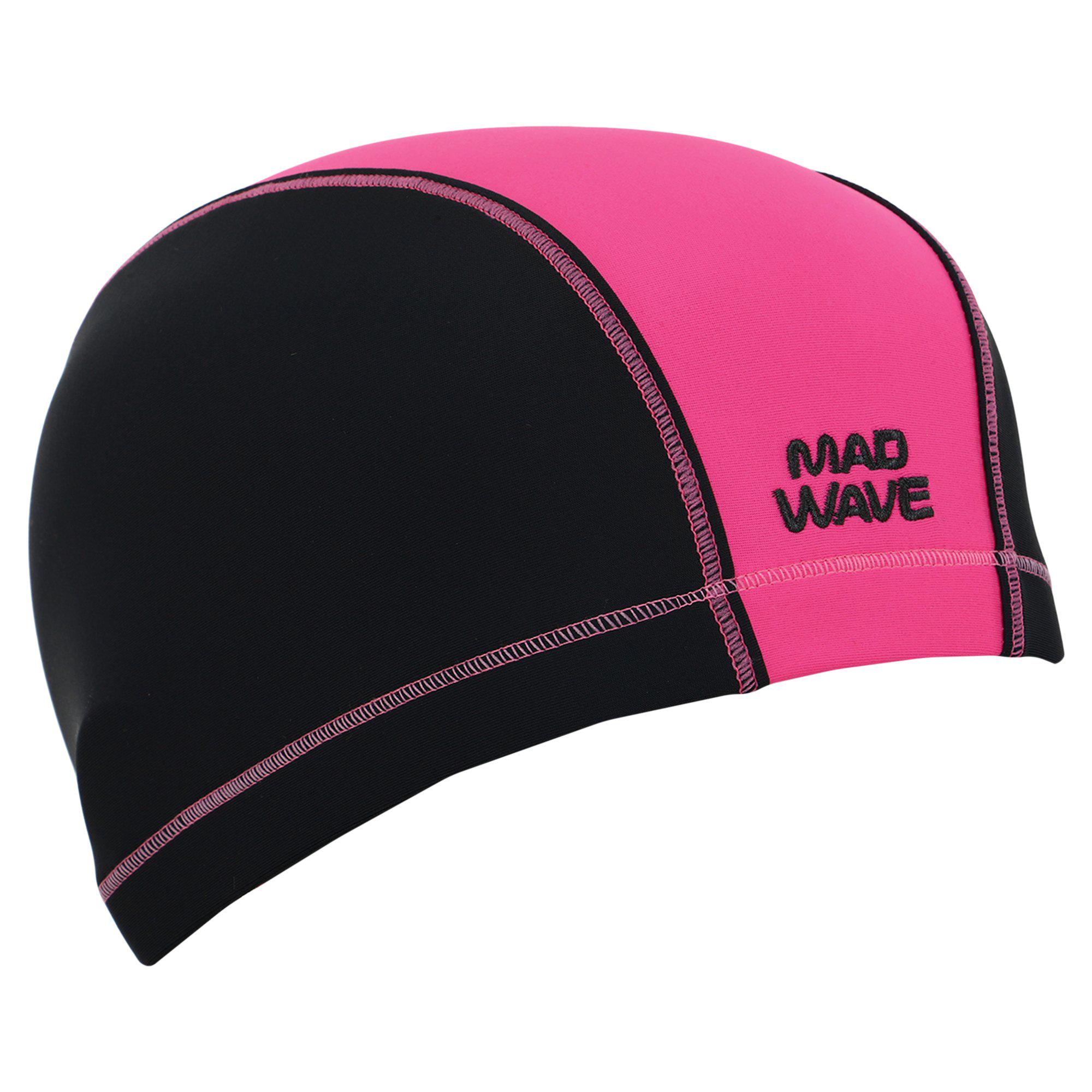 Шапочка для плавання Mad Wave Lycra DUOTONE M052702 текстильна Рожевий (AM0009461) - фото 1