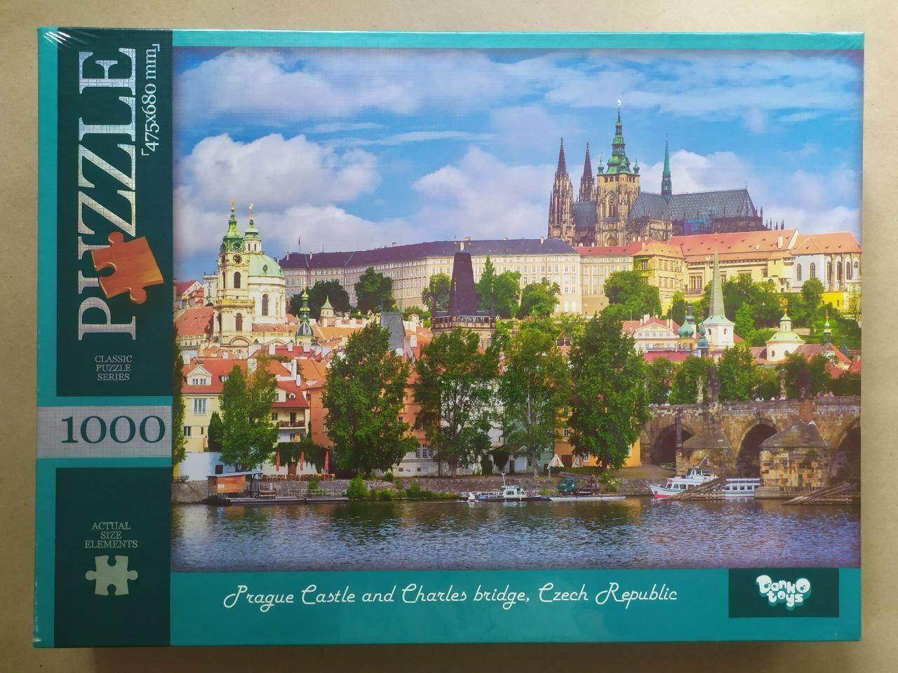 Пазли Danko Toys Prague Castle and Charles bridge, Czech Republic 1000 ел. (С1000-13-10)