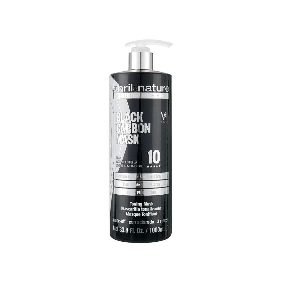 Маска для волосся Abril et Nature Black Carbon Toning Mask 1000 мл