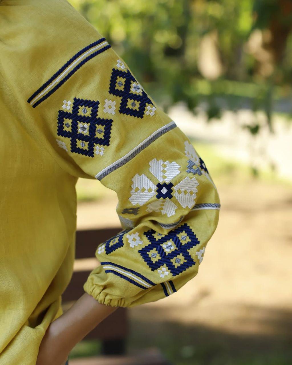 Вышиванка женская р. 44 Горчица (707) - фото 2 Вышиванка женская р. 44 Горчица (707) - фото 2