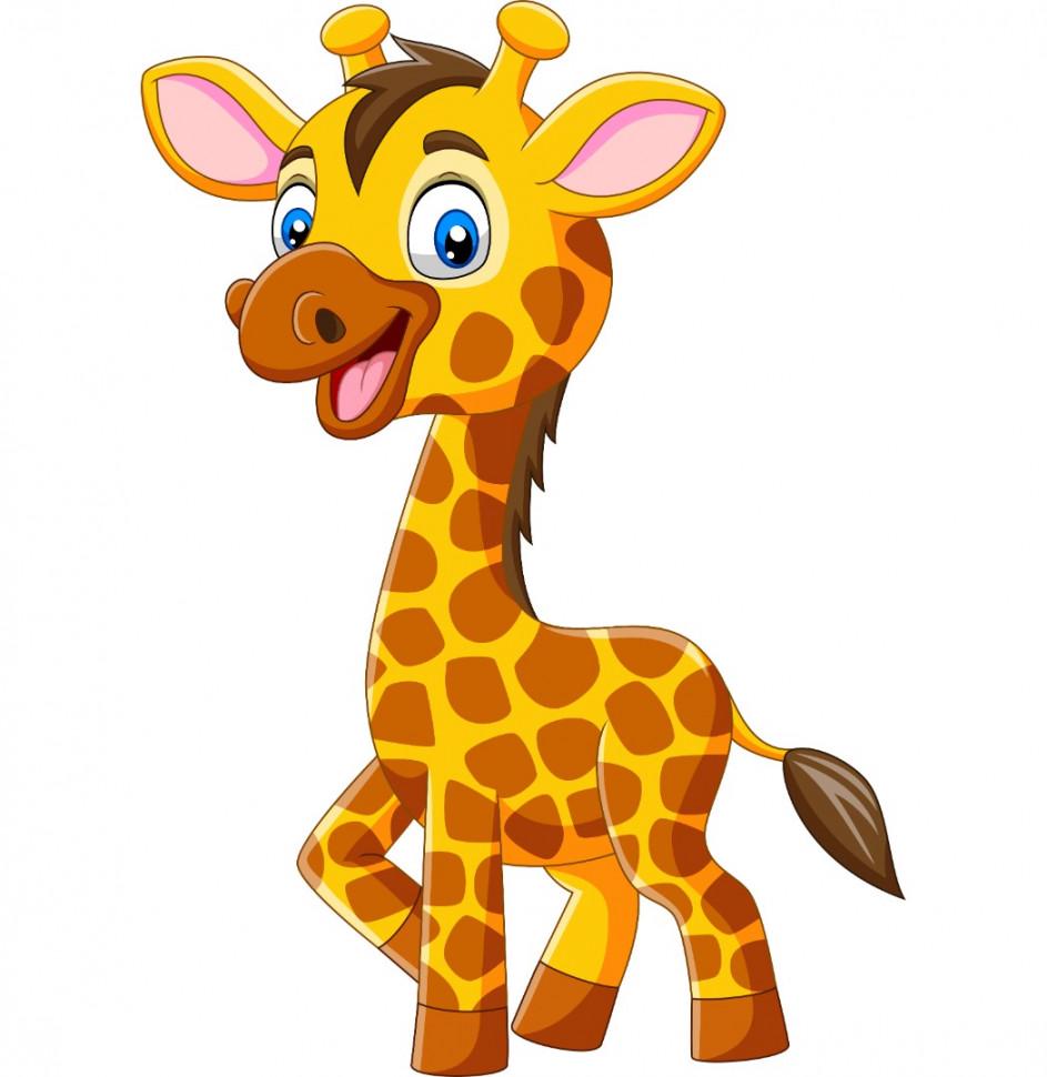 Детская картина по номерам Brushme Милый жираф (MEX6419)