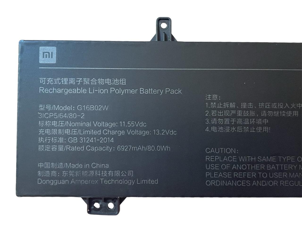 Аккумулятор для ноутбука Xiaomi G16B02W - фото 3