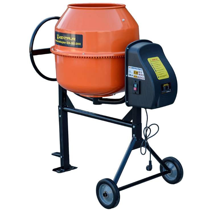 Бетоносмеситель электрический венчиковый 160 л 850 Вт 230 В 146 л (240507)